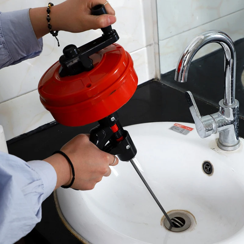 Professional Manual Toilet Dredging Machine Pipe Dredging Sewer Tools Household Kitchen Toilet Water Blocking Tool