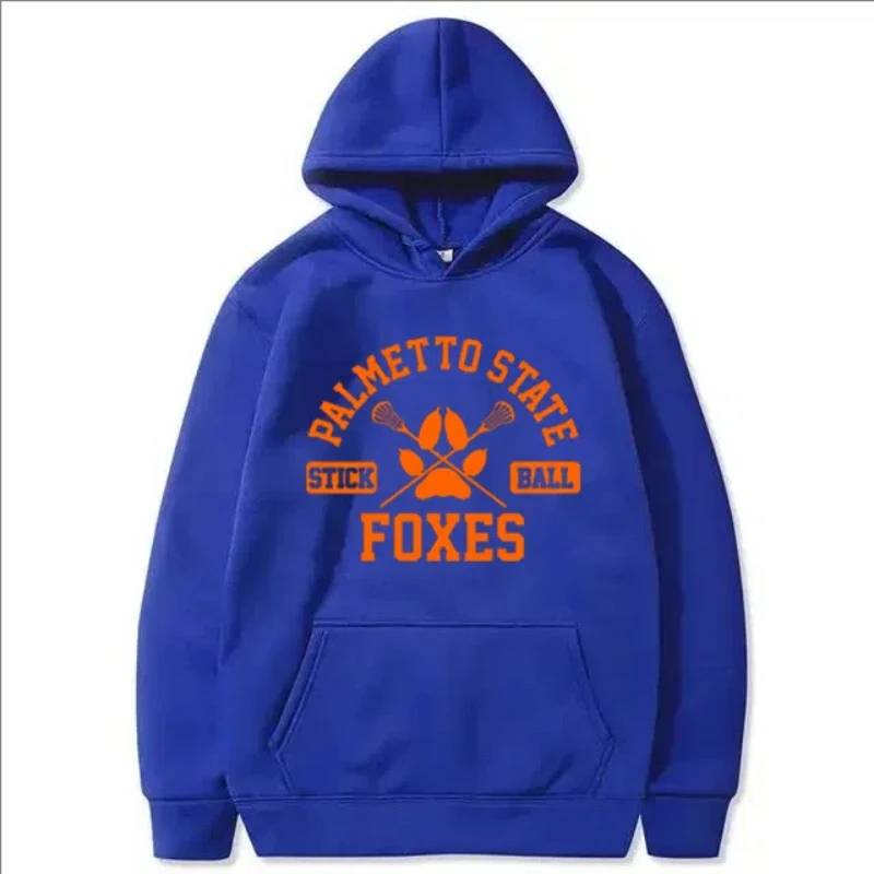 Foxes PALMETTO STATE سترة نسائية ذات قلنسوة مطبوعة كلاسيكية ملابس رياضية عصرية للشارع في الهواء الطلق للخريف والشتاء تصميم هوديي