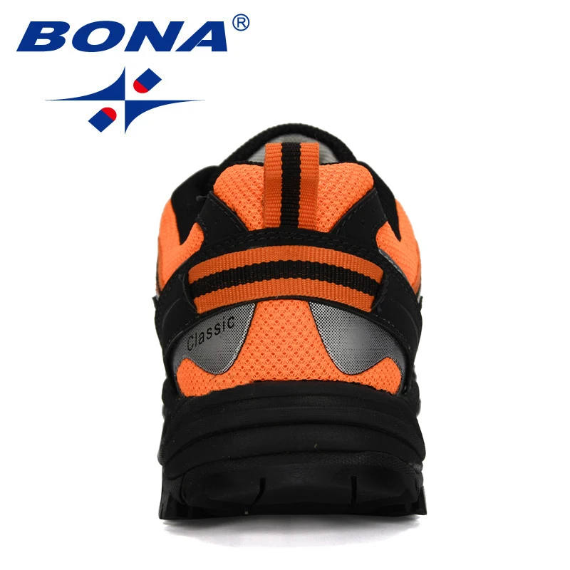 BONA New Designers Popular Sneakers Hiking Shoes Men Outdoor Trekking Shoes Man Tourism Camping Sports Hunting Shoes Trendy