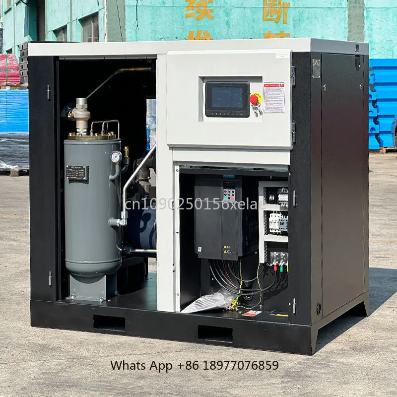 Industrial Electric Screw Compressor Machines 37kw 50hp Pm Motor Vsd Rotary Screw Air Compressor