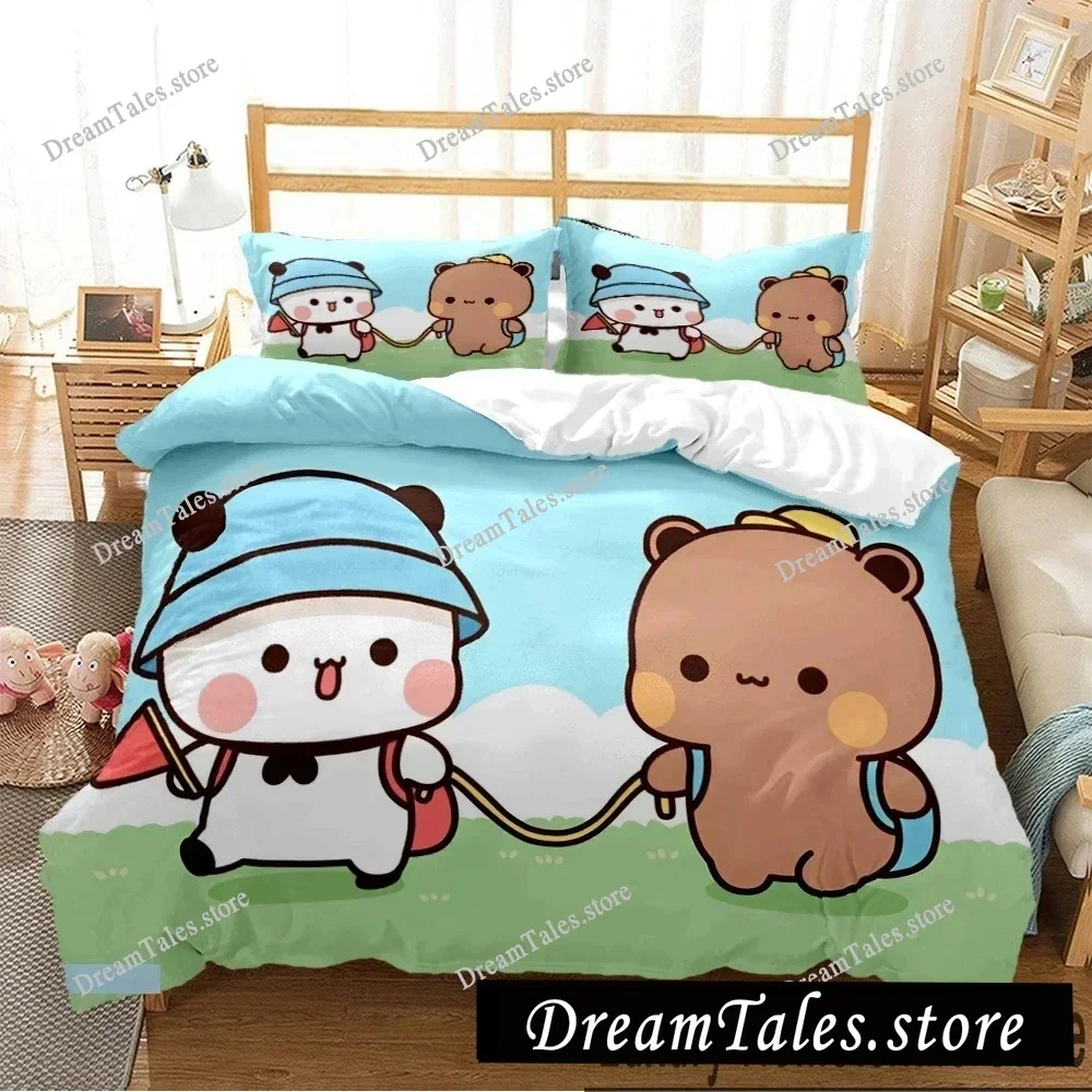 3D Print Bubu Dudu Cartoon Bear Panda Bedding Set Boys Girls Twin Queen King Size Duvet Cover Pillowcase Bed Boys Adult741