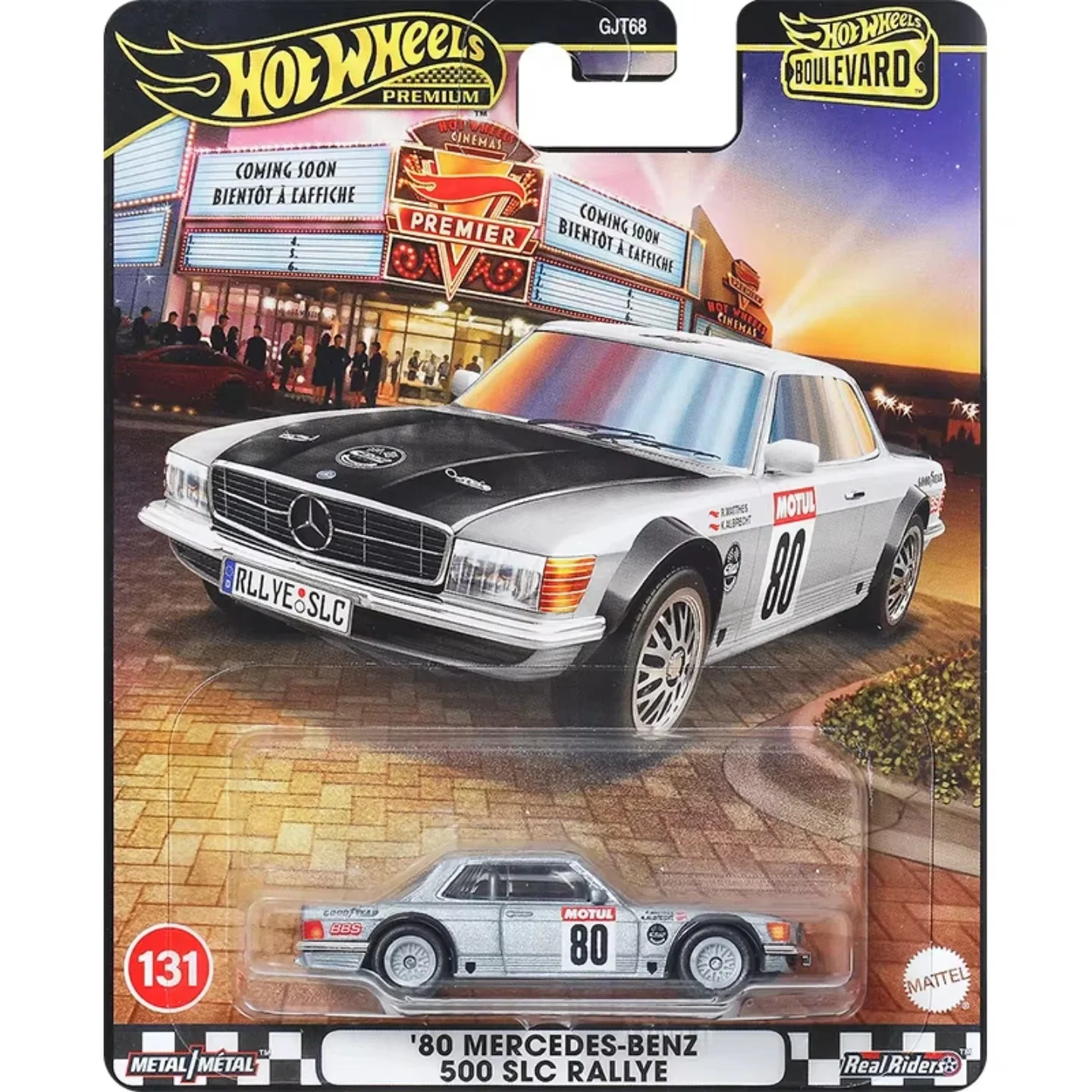 Echte Voorraad Hot Wheels Gjt68 Boulevard D Case Serise Benz 500slc Lamborghini Phantom Pajero Evo Legering Model Auto Verrassing Geschenken