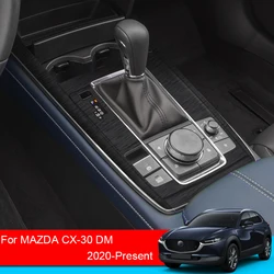 Car Interior Sticker For Mazda CX-30 DM 2020-2025 Lifting Window Panel Decal Gear Box Dashboard Protective Film Auto Accessory