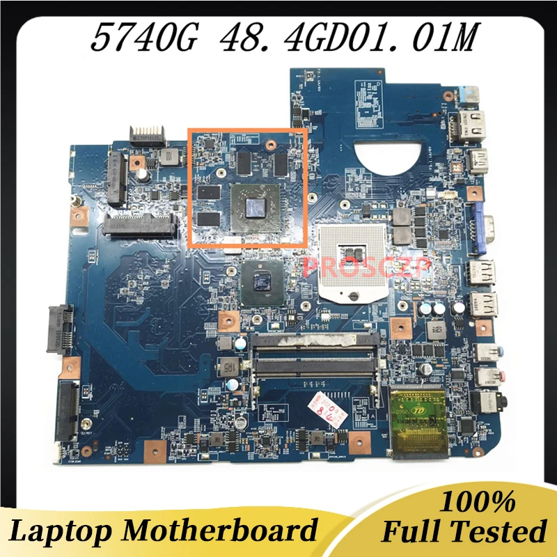 48.4GD01.01M High Quality For Acer Aspire 5740 5740G Laptop Motherboard 09285-1M HM55 DDR3 HD 5650 GPU 100% Full Tested Good