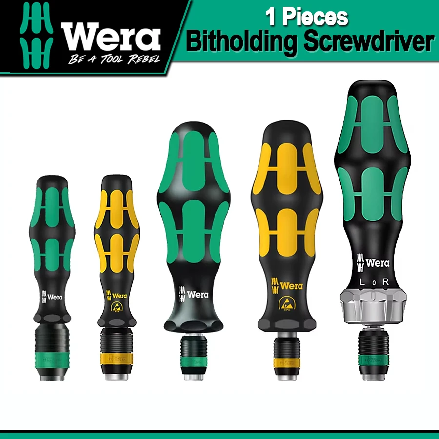 Wera Bitholding obeng dengan Rapidaptor cepat lepas Chuck multi-komponen 813R/813RESD/816R/817R/816RESD/816RA