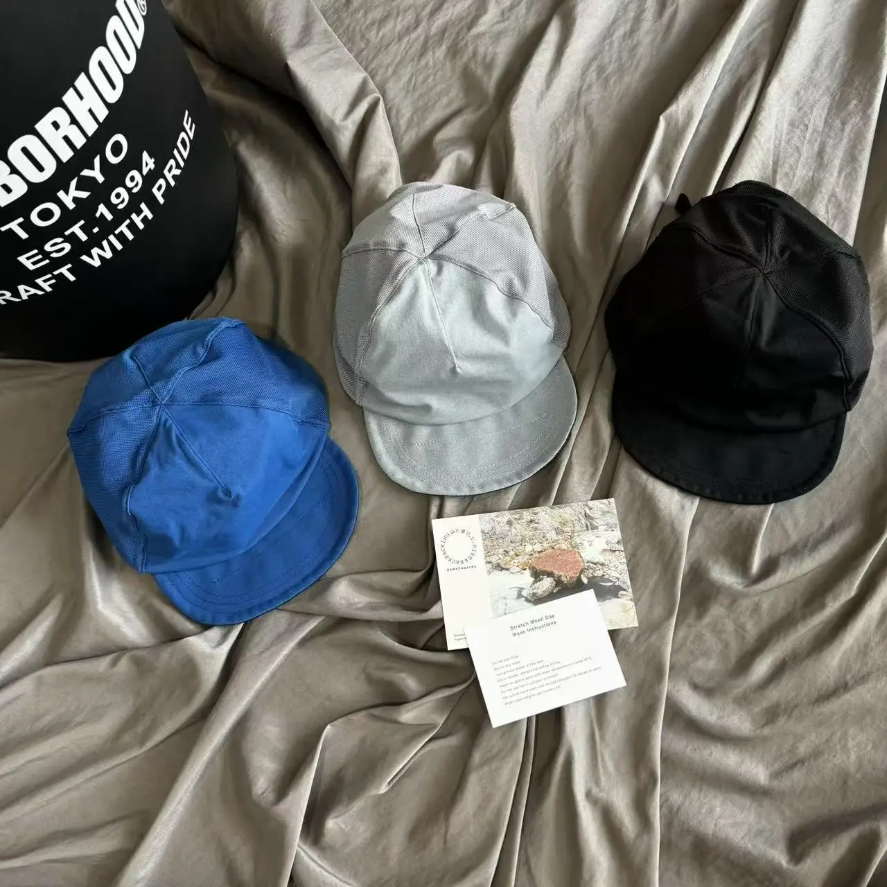 Mesh Yamatomichi Breathe Baseball Cap Sun Hat Men Women Four Seasons Fold Peaked Cap Functional Buckle Adjustable