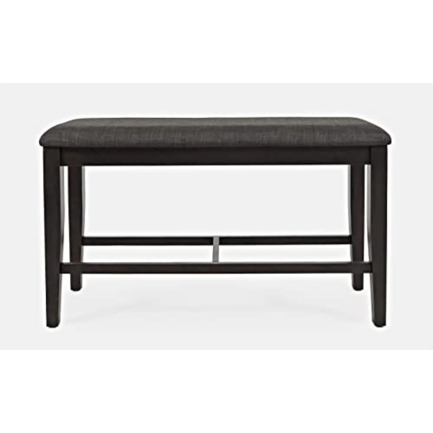 Jofran American Rustics Upholstered Counter Height Bench, Dark Brown