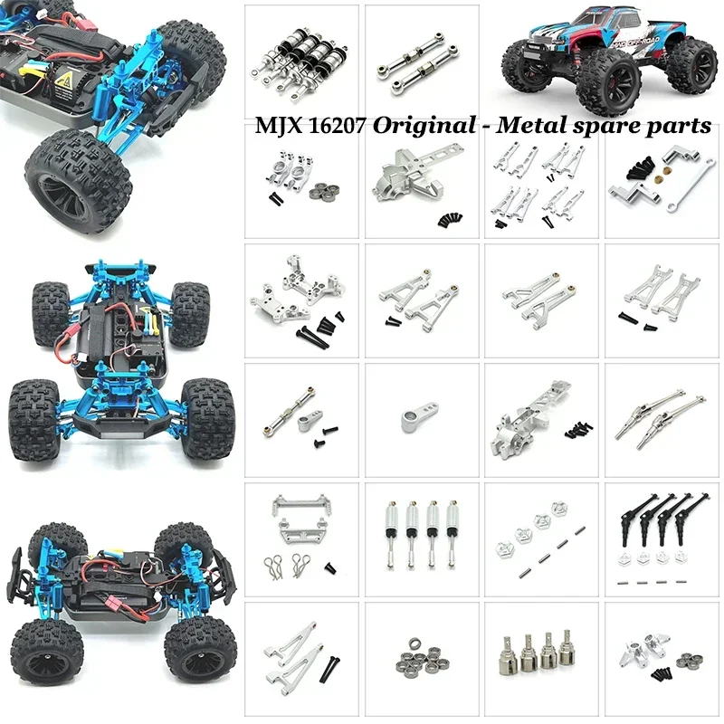 MJX 1/16 M163 16208 16209 16210 H16V3 RC Remote Control Car Metal Upgrade Parts Front and Rear Swing Up and Down Parts