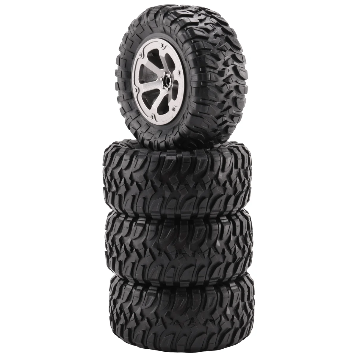 Super oferty 4szt 73mm Opona Koło do WPL C14 C24 B24 B36 MN D90 MN-90 MN99S FY003 FY004 RC Car Części do modernizacji Akcesoria