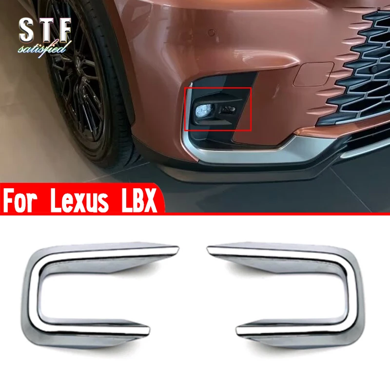 

For Lexus LBX 2023 2024 2025 Accessories Front Fog Light Around Trim Molding Decoration Stickers