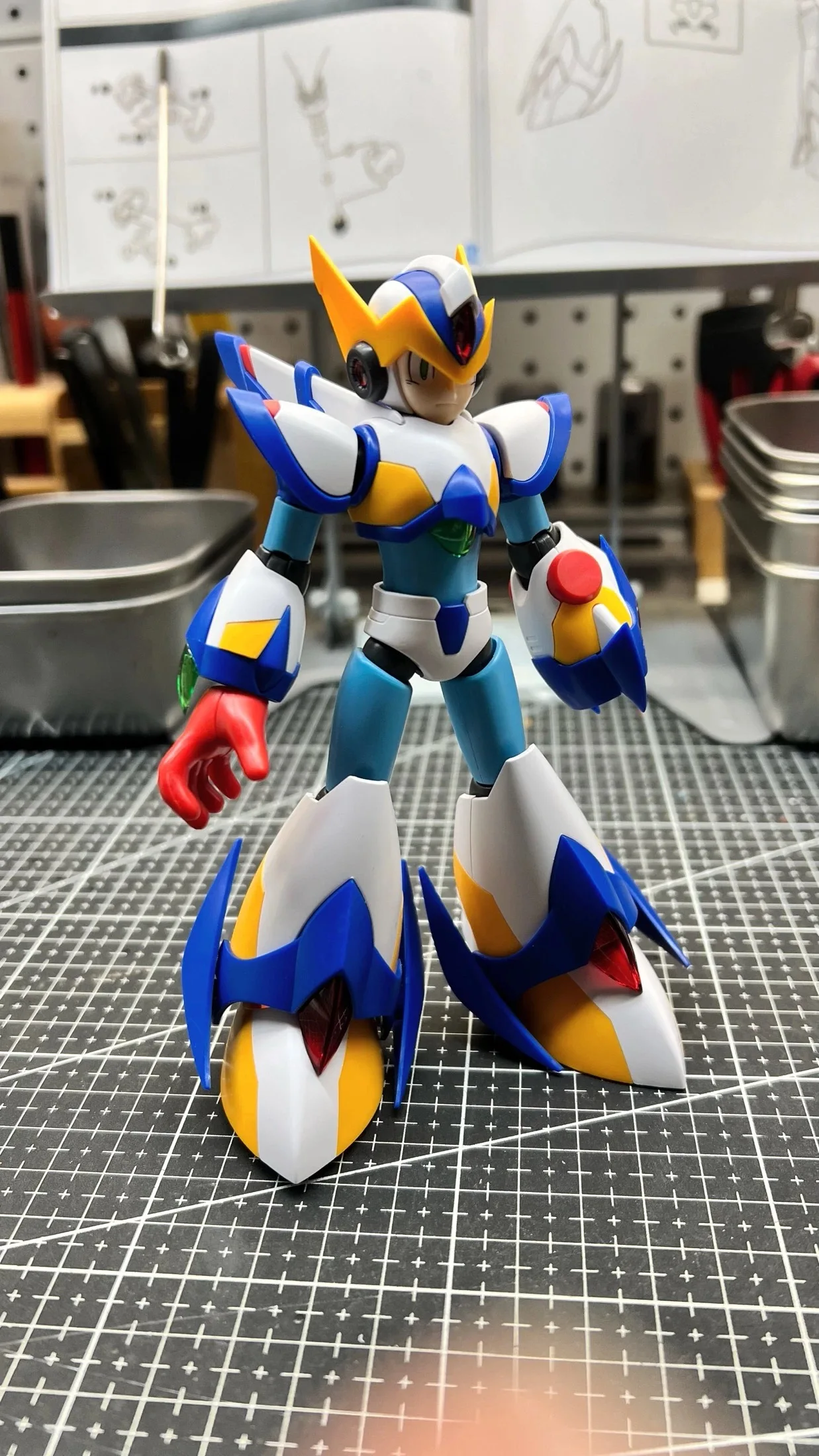 Kotobukiya Rockman X Falcon درع عمل الشكل Megaman X5 أنيمي الجمعية أطقم منمذجة جديد Ss نموذج تحصيل لعبة هدية