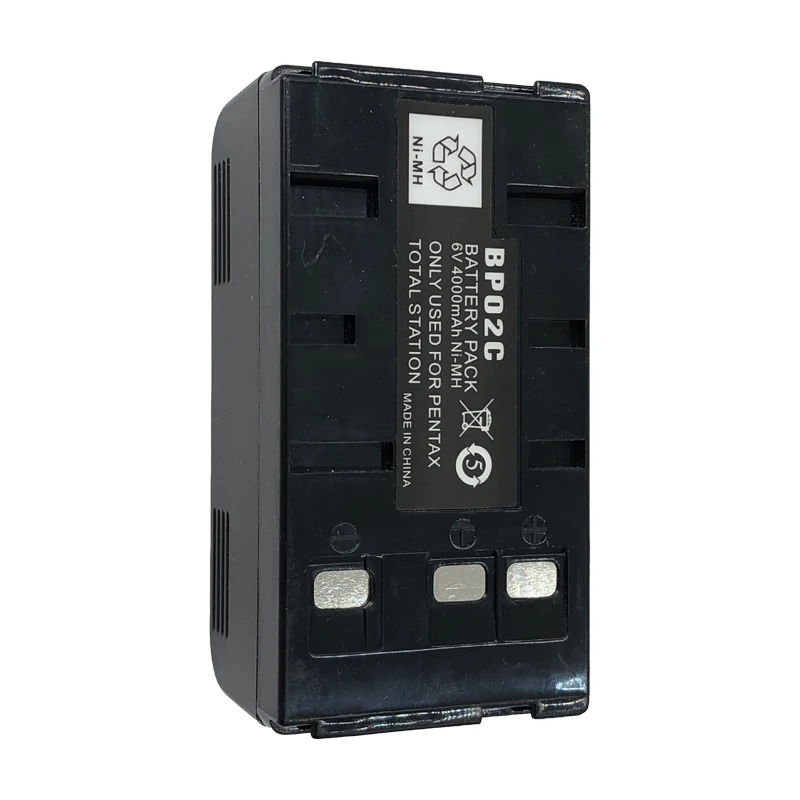 6V 4000mAh BP02C Battery for Pentax R-202NE/322/322N/422/425NM W-822NX Total Station Surveying Instrument NI-MH Battery
