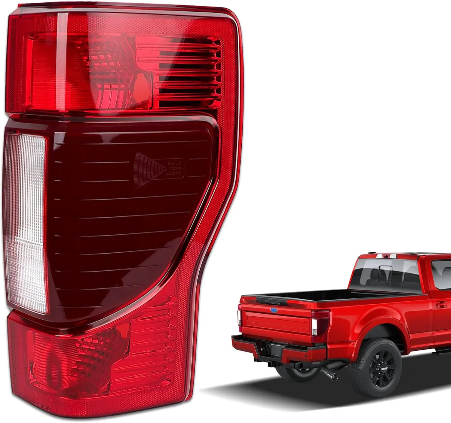 

Tail Light for 2020-2022 Ford F250 F350 Super Duty Halogen Rear Brake Lamp w/Bulbs Right Side LC3Z13404A FO2801279