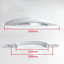 Refrigerator Freezer Door Handle 250mm Length ABS Plastic Handle Replacement Accessory Universal