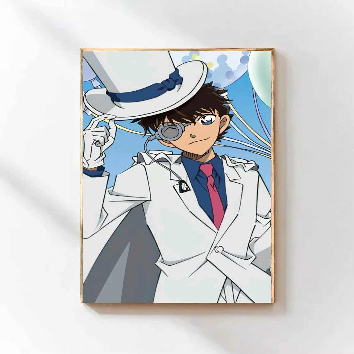 Oil Painting Anime Figure Detective Conan Kaito Kid By Numbers Modern Wall Decor for Living Room Bedroom Gift Unframed