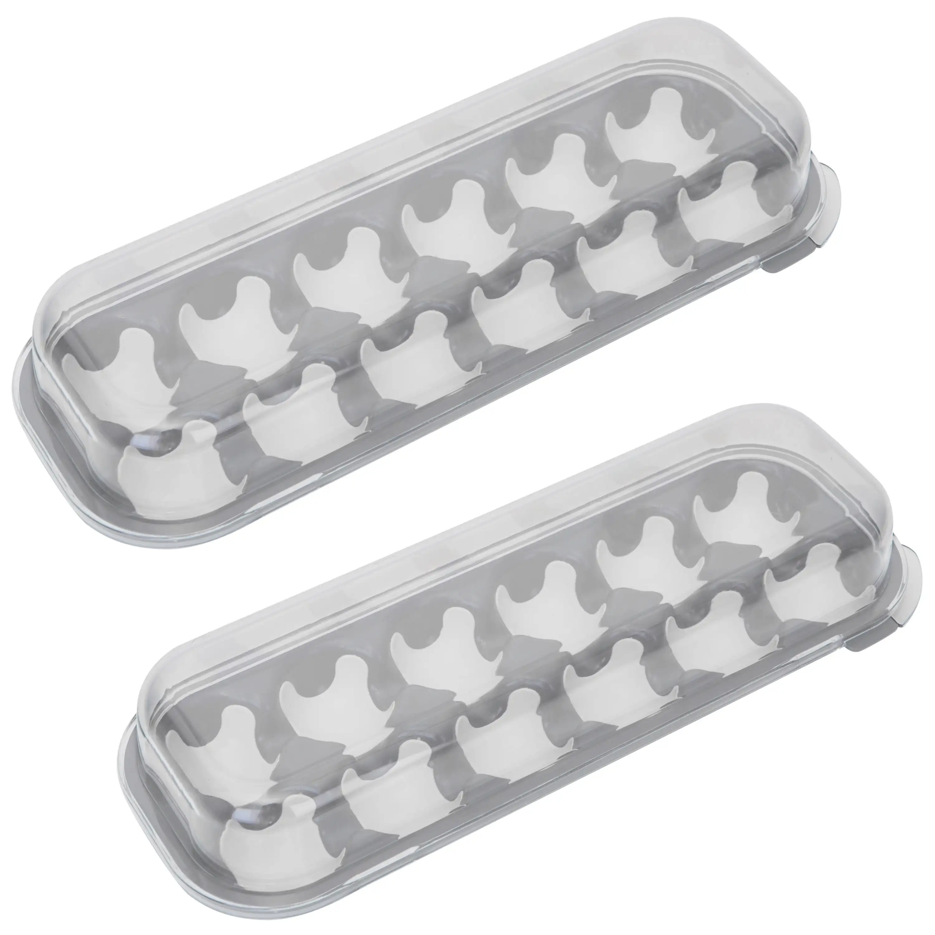 

2 Pack Plastic 12 Egg Holder Container