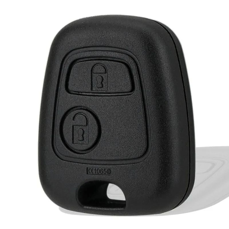 Auto Remote Key Car Fob Shell Case sostituzione per Citroen C1 C2 C3 C4 per Peugeot 206 207 307 408 607 Xsara Picasso 2 pulsanti