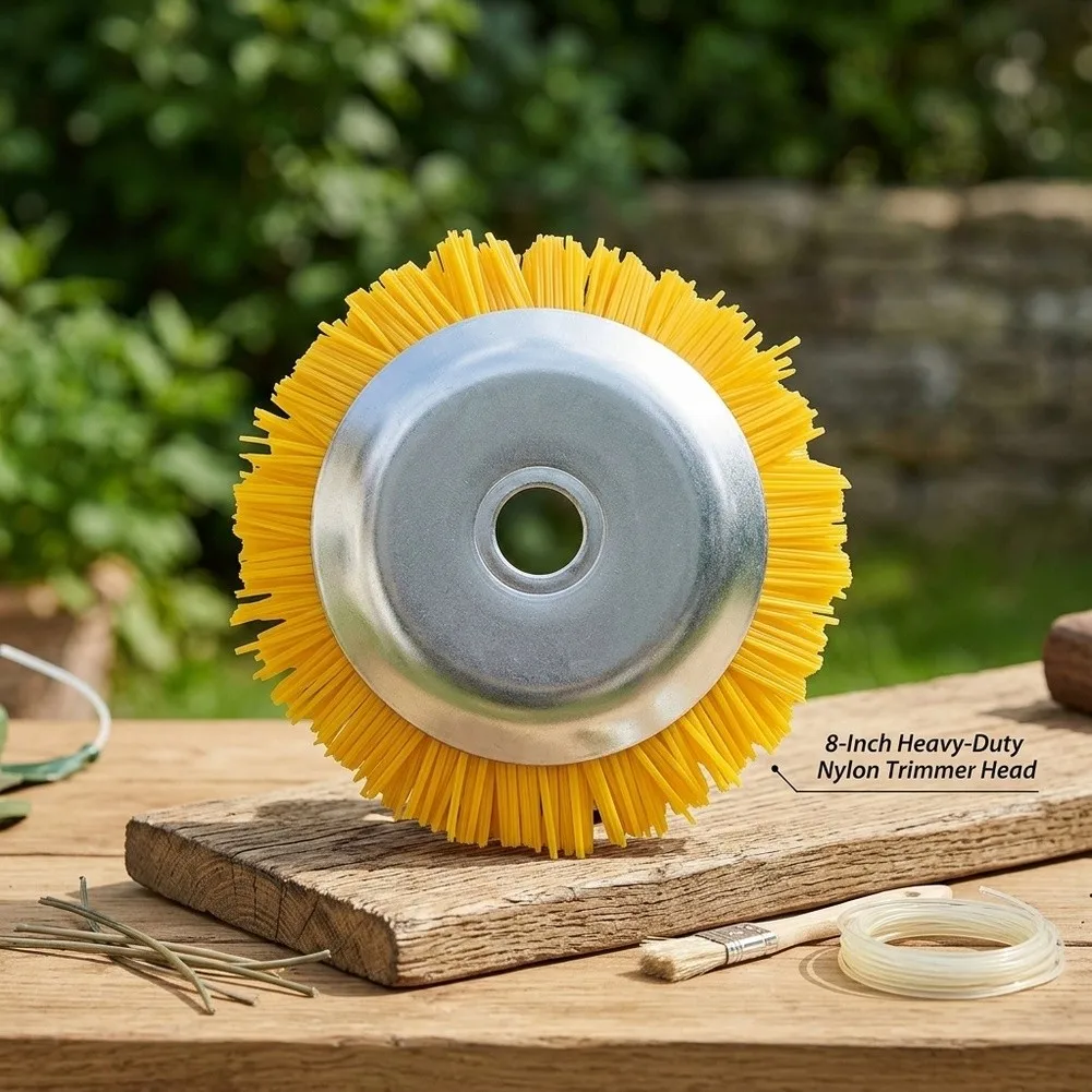 Lawn Care Accessory Nylon String Trimmer Head Tackle Overgrown Areas High Strength Nylon Efficient Cutting Performance