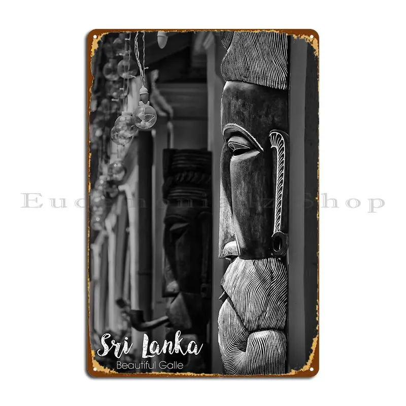 Sri Lanka Metal Plaque Poster Garage Garage Cave Designing Designing Tin Sign Poster