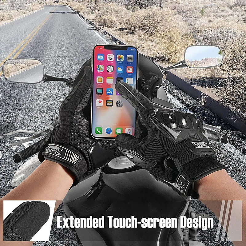 Motorcycle Gloves Windproof Waterproof Men Motorbike Winter Riding Gloves Touch Screen Motocross Gloves Protective Gear image 5