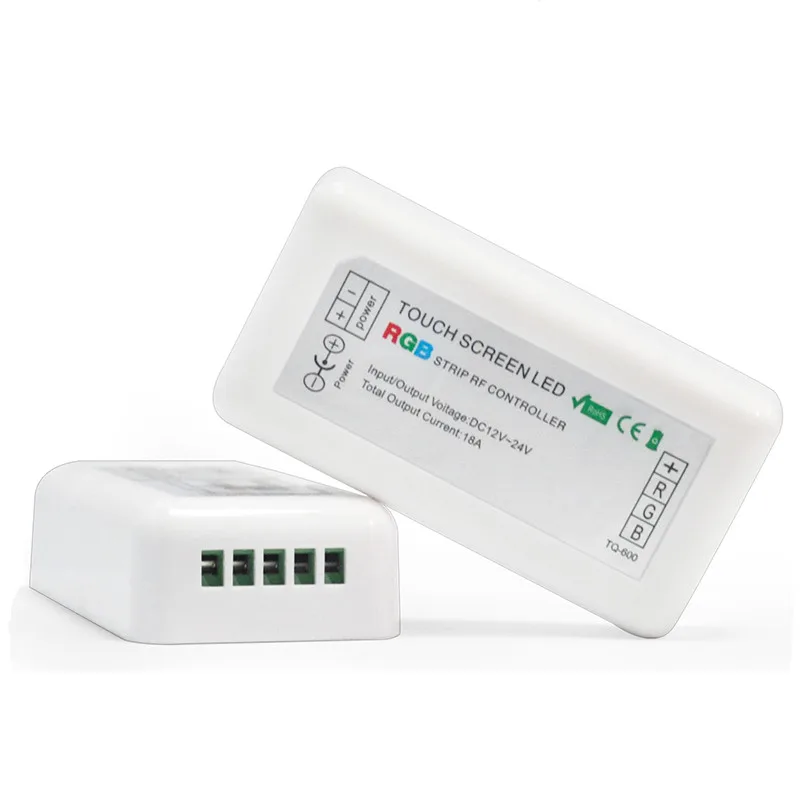 Contrôleur de bande lumineuse LED RVB coloré, gradateur, RF, RVB, clé rf44