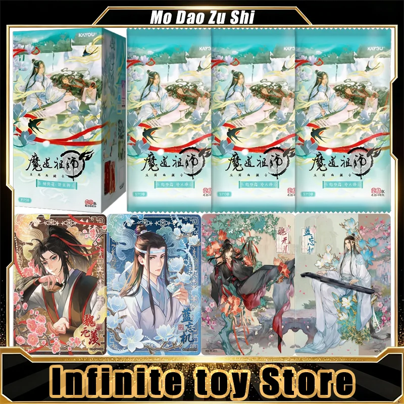 

KAYOU Mo Dao Zu Shi Card MDZS Drunken Dream Vol.5 Genuine Anime Trading Cards Mystery Box Set Toys Birthday Gifts for Boys Girls