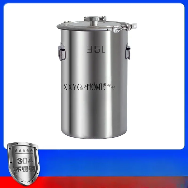 35L stainless steel fermentation barrel with faucet sealed storage barrel special for home brewing Food grade brewing equipment