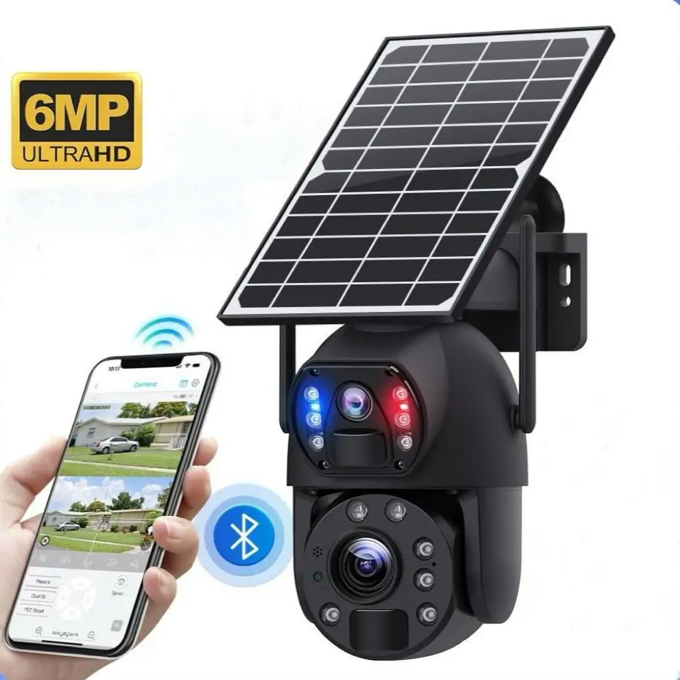 

Новая HD-камера с металлическим корпусом, 4G, на солнечной батарее, с двумя объективами, 20-кратным зумом, PIR-датчиком движения, для наружного использования, водонепроницаемая IP66, для дома, видеонаблюдение
