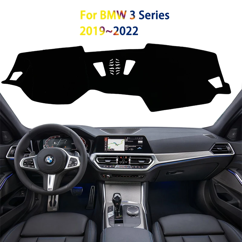

Dashboard Cover Dashmat Pad Dash Carpet Protection Board Sunshade Avoid Light Cape for BMW 3 Series 2019~2022 2021 Car Stickers