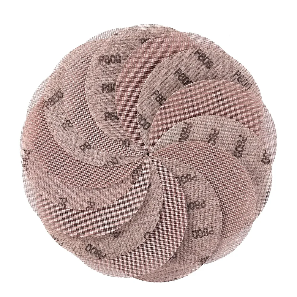 50PCS 6 Inch Mesh Abrasive Dust Free Sanding Discs 150mm Hook and Loop Sanding Discs Mesh Sandpaper for Metal,Drywall,Putty