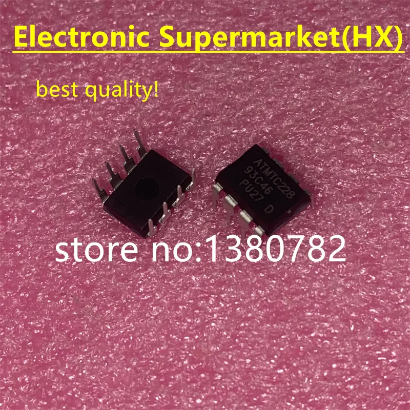 Free shipping 10pcs-50pcs AT93C46-10PU-2.7 93C46 DIP-8 IC In stock!