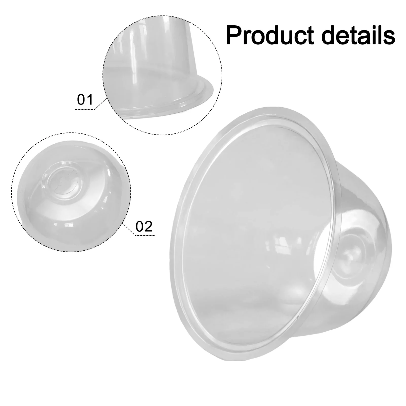 White Plastic Breathable Plant Cover For For Temperature Humidity Control For Moisture Retention Garden Vegetable Flower Protect