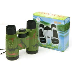 Children's Binoculars 6x30 Binoculars Camo Print Child Telescope HD Glasses Magnification Toy Kids Outdoor Science Education Toy