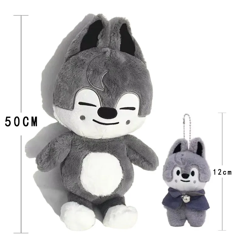 2025 NEW 50cm Kpop Skzoo plush toy werewolf, cartoon plush animal doll Kawaii, large-sized companion doll, sleep pillow gift