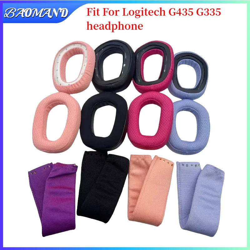 

BAOMAND Replacement Earpads Cushion For Logitech G435 G335 Headphones Memory Sponge Sleeves Cover Case Repair Parts