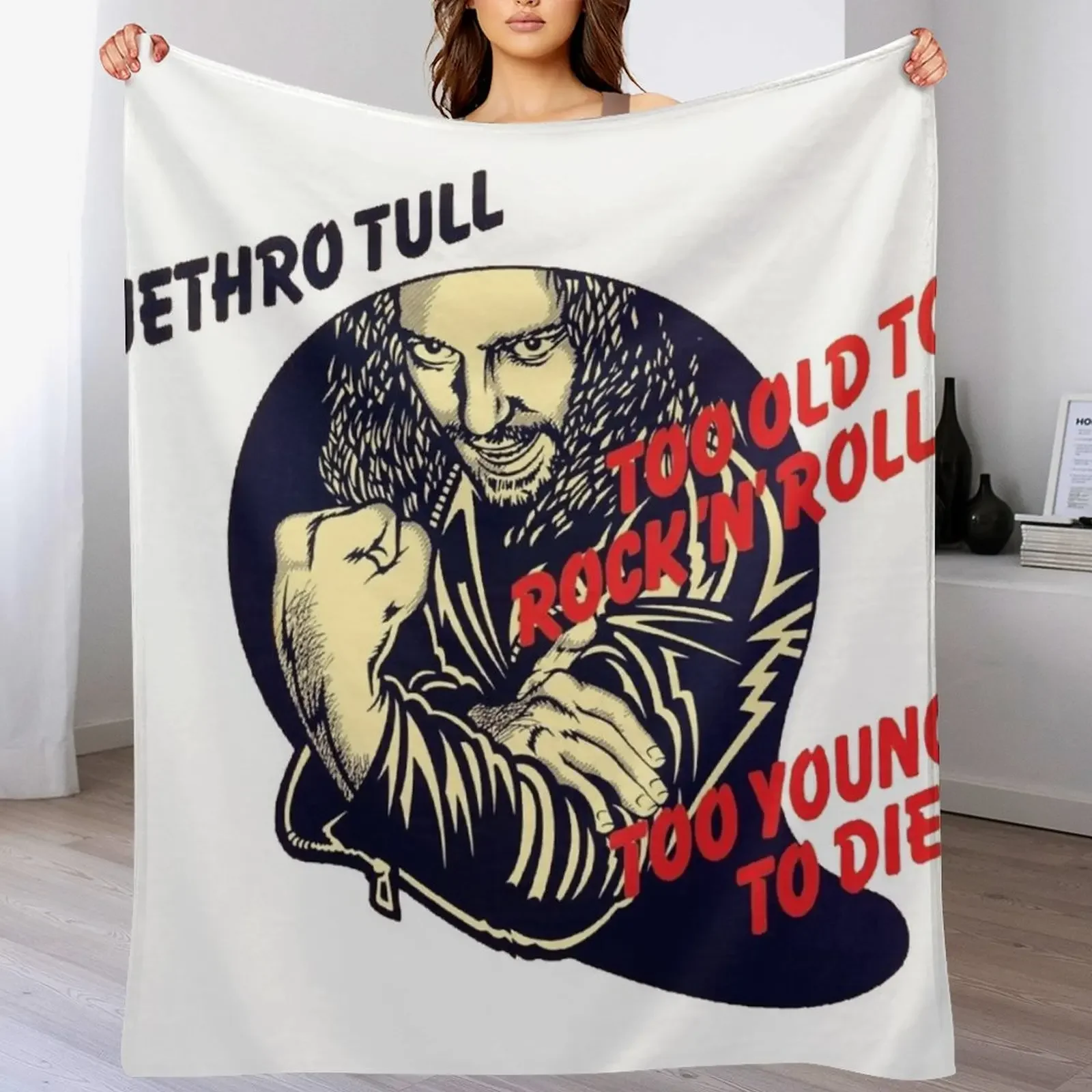 RolowayJethro Tull, Jethro Tull Jethro Tull, Throw Blanket Loose decorative Luxury Thicken Cute Blankets