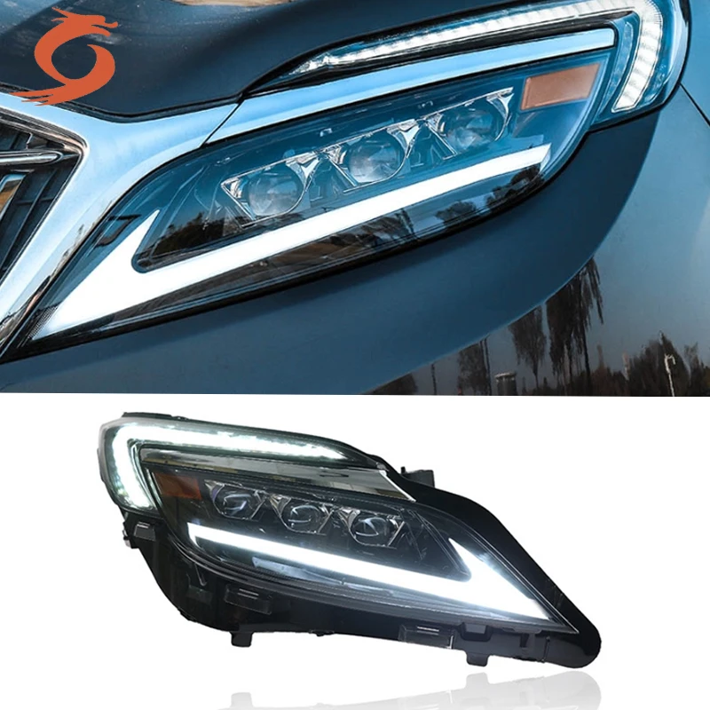 Suitable For Buick GL8ES 17-20 Headlight Assembly Modified Full LED Lens Daytime Running Lights Flow Turn Signal Light