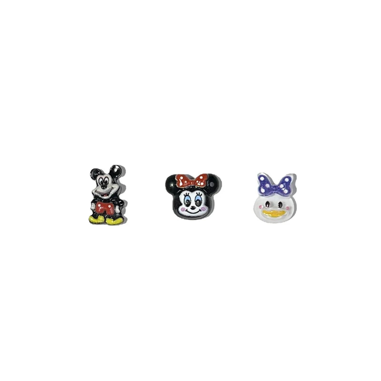 20pcs disney mickey cartoon nail charms for diy nail making cute mini resin flatback nail art decoreation