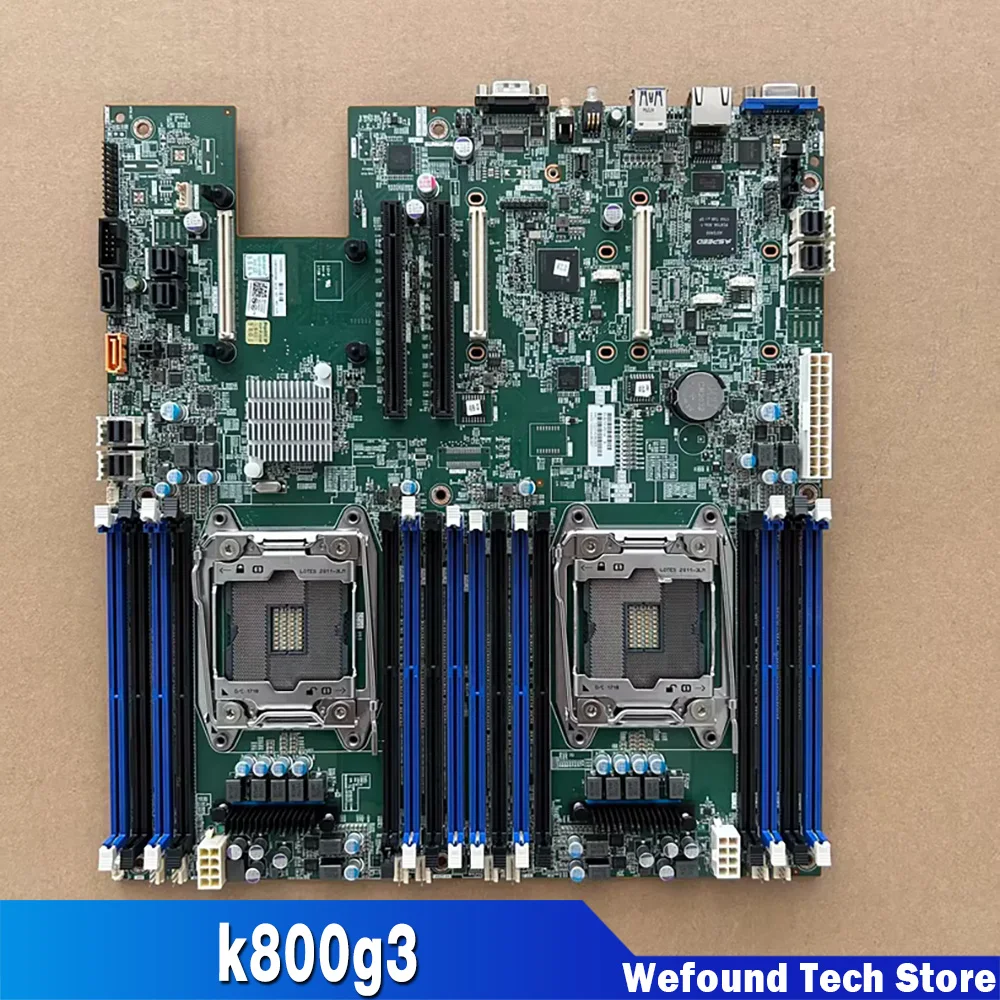 00HV550 For Lenovo rd452x Inventec k800g3 Dual c612 x99 DDR4 Server Workstation Motherboard HV550