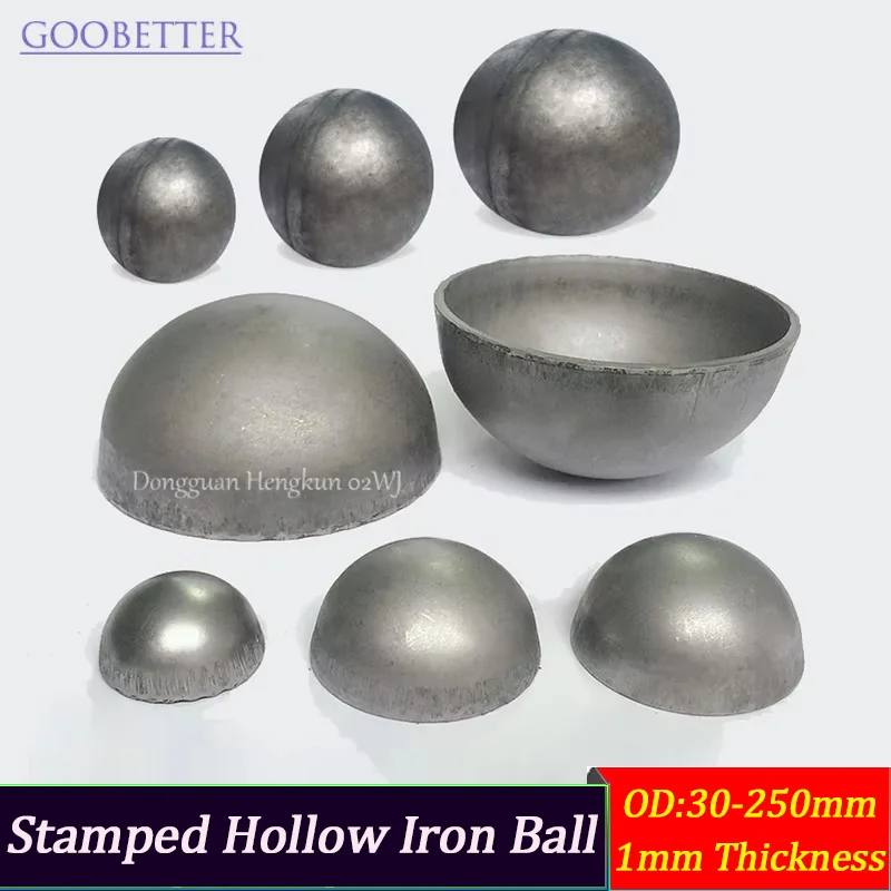 

Stamped Hollow Iron Ball Grille Decor Sphere (30-250mm) 1mm Thickness Patio/Industrial/Architectural Decor