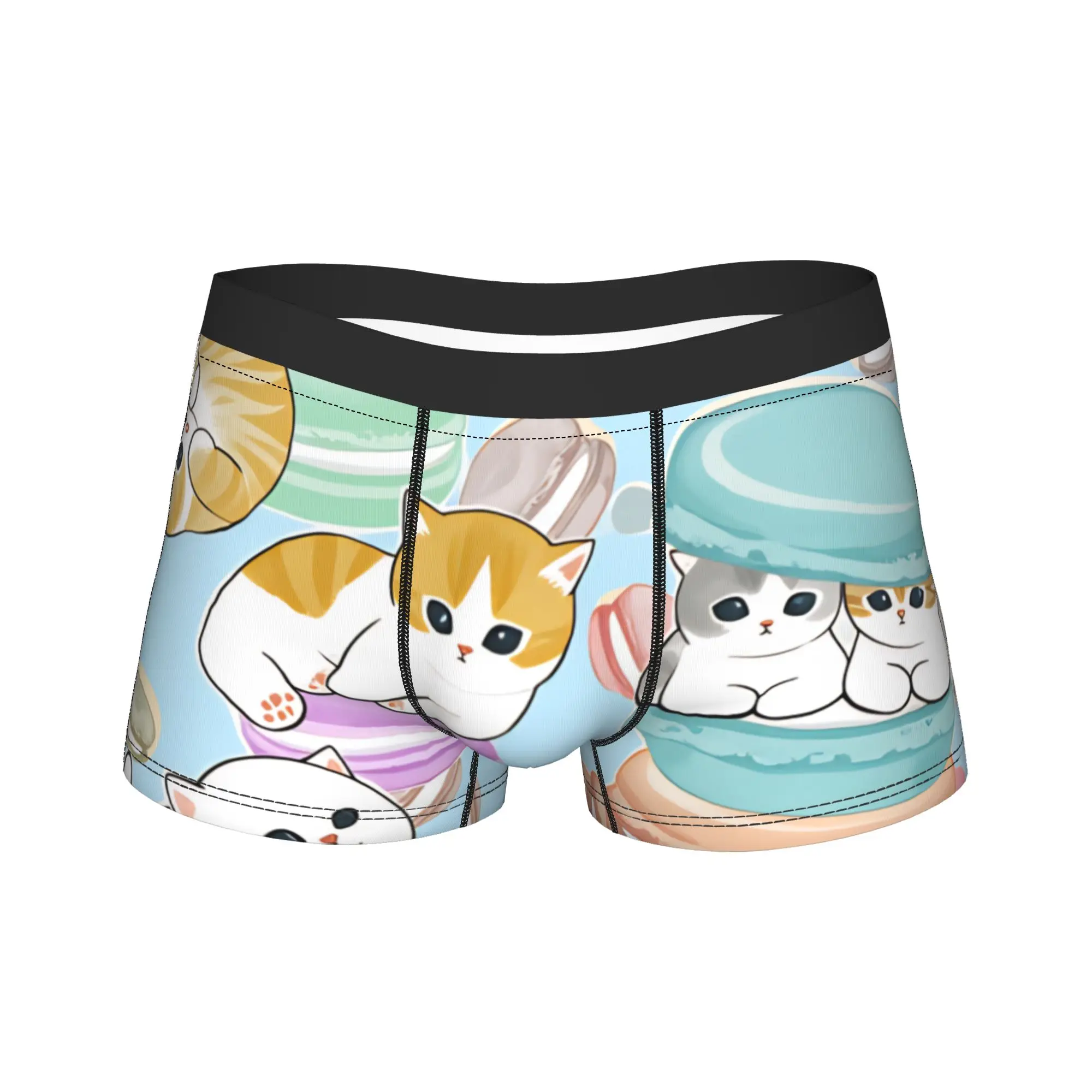 Mofusand Underwear  Elastic Underpants Pattern Shorts Briefs For Males Pouch Large Size Boxer Shorts