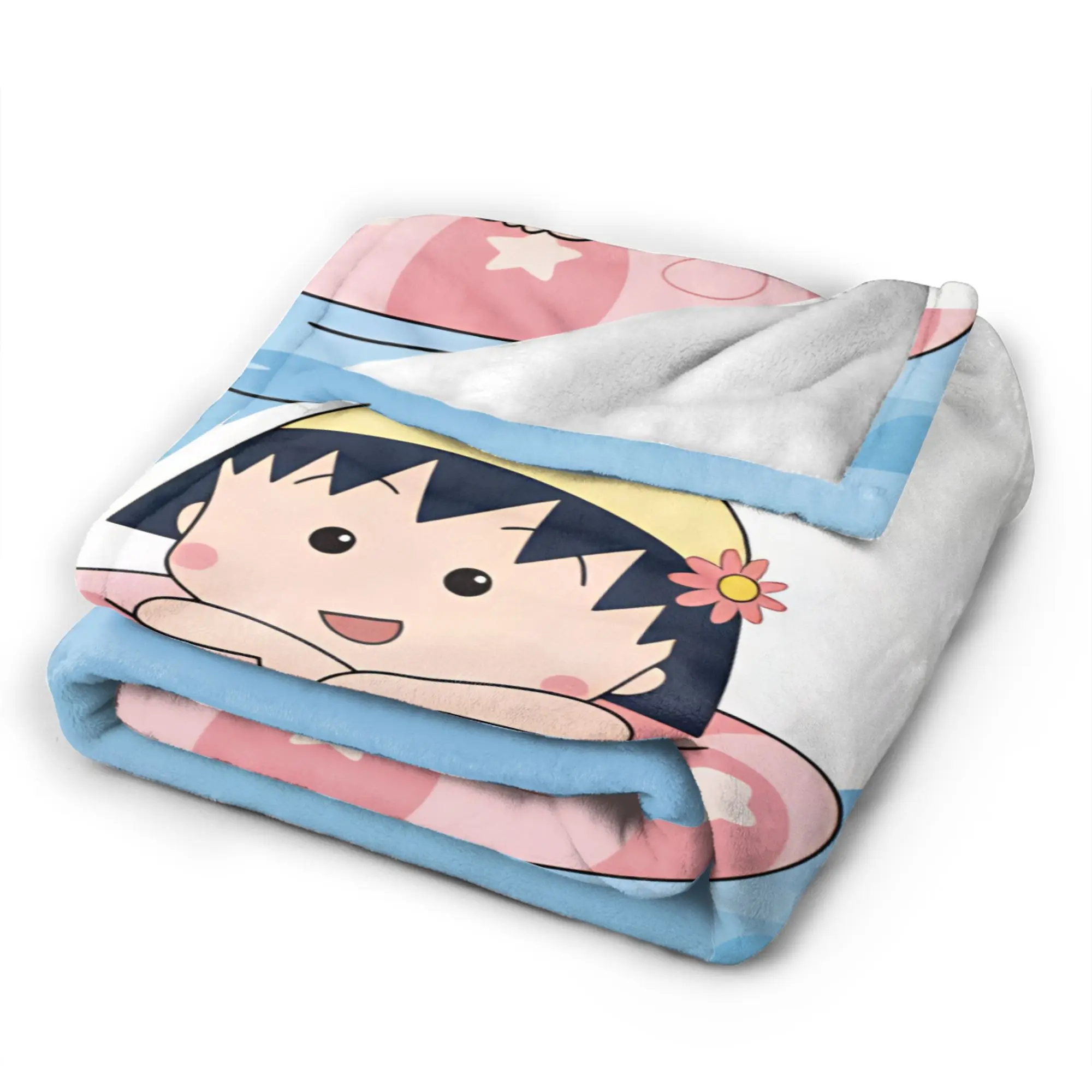 Chibi Maruko Chan Blanket Quality Soft  Throw Blanket Winter Travel Office Chair Sofa Bed Novelty Bedspread