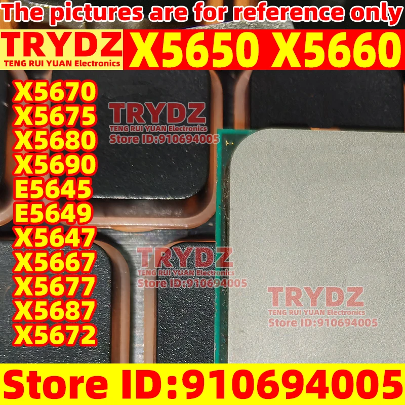 1pcs X5650 X5660 X5670 X5675 X5680 X5690 E5645 E5649 X5647 X5667 X5677 X5687 X5672 Used