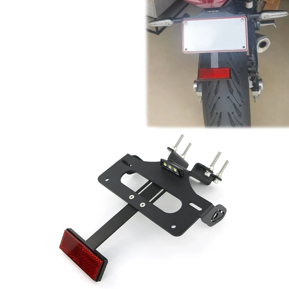 

Для Yamaha FZ-07/MT-07 2014-2024 MT07 R7 2021-2024 держатель номерного знака рамка задний хвост аккуратное крыло комплект для устранения