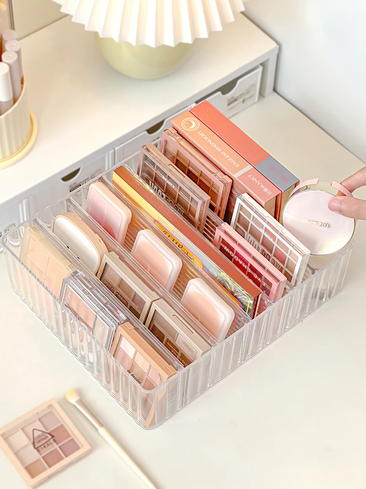 Eyeshadow Palette Organizer Eyepowder Storage Tray Cosmetics Rack Makeup Tools Compartment Holder For Women Makeup Organizer