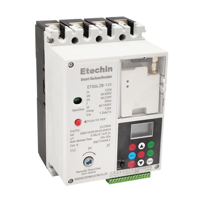 Intelligent remote control 125/250A /400/630/800 electronic MCCB remote control closing circuit breaker MCCB, with RS485 control