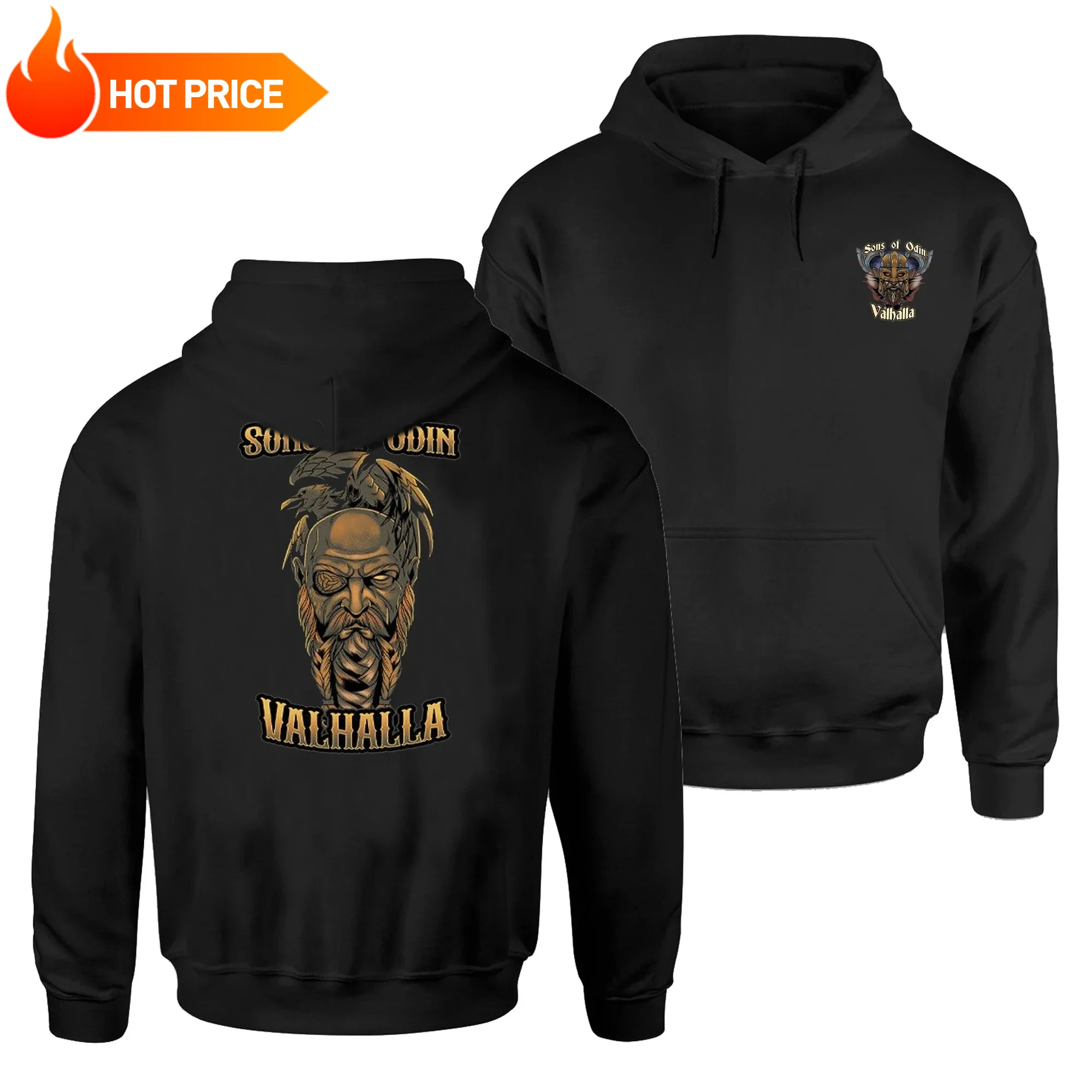 Nordic Warrior Floki Ragnar Sons of Odin Valhalla пуловер с капюшоном новые удобные повседневные мужские толстовки из 100% хлопка уличная одежда