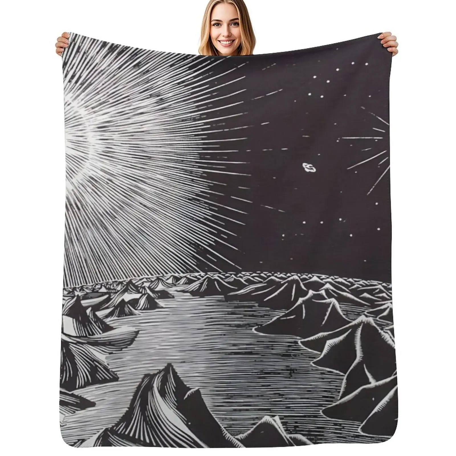 

M.C. Escher - The 4th Day of the Creation Throw Blanket Summer Beddings Decorative Throw blankets ands Blankets