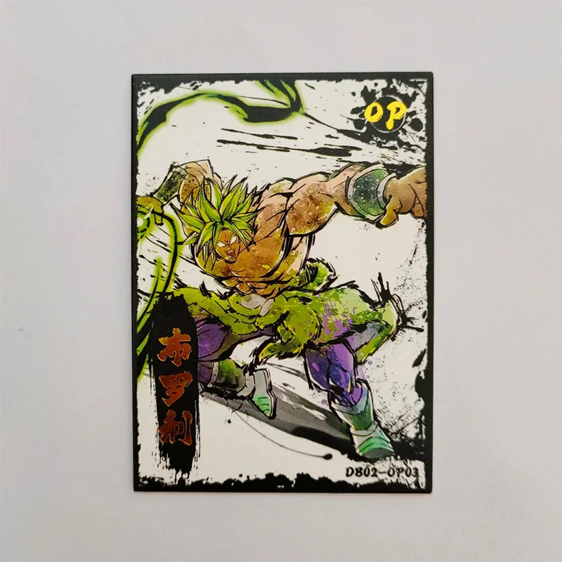 Anime Dragon Ball OP Cards Vegeta Iv Son Goku Broli Son Gohan Frieza Collectible Cards Christmas Birthday Gifts Children's Toys