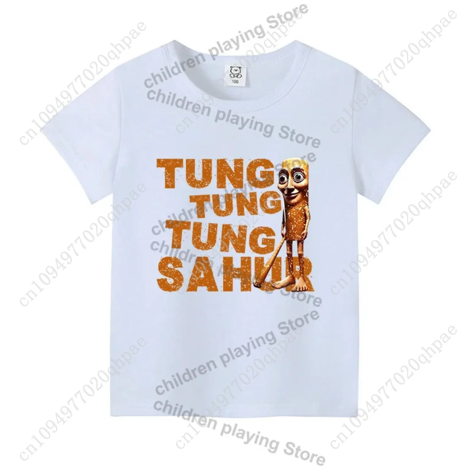 تي شيرت من سلسلة Brainrot الإيطالية تي شيرت صيفي ساخن مطبوع عليه حيوانات AI ملابس أطفال لطيفة بأكمام قصيرة للأولاد والبنات قاعدة علوية لهدايا عيد الميلاد